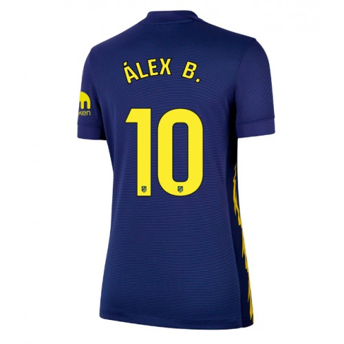Stroje piłkarskie Atletico Madrid Alex Baena #10 Koszulka Wyjazdowej dla damskie 2025-26 Krótki Rękaw